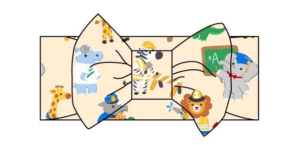 Animal Occupation Luxe Bow