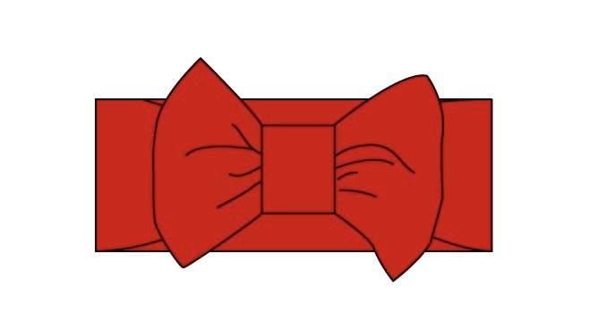 Christmas Red Luxe Bow