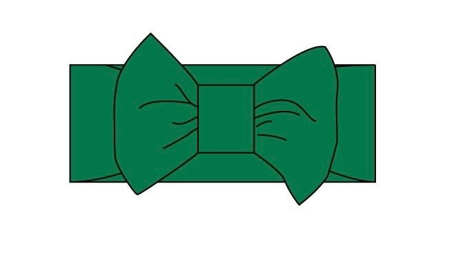 Christmas Classic Green Luxe Bow