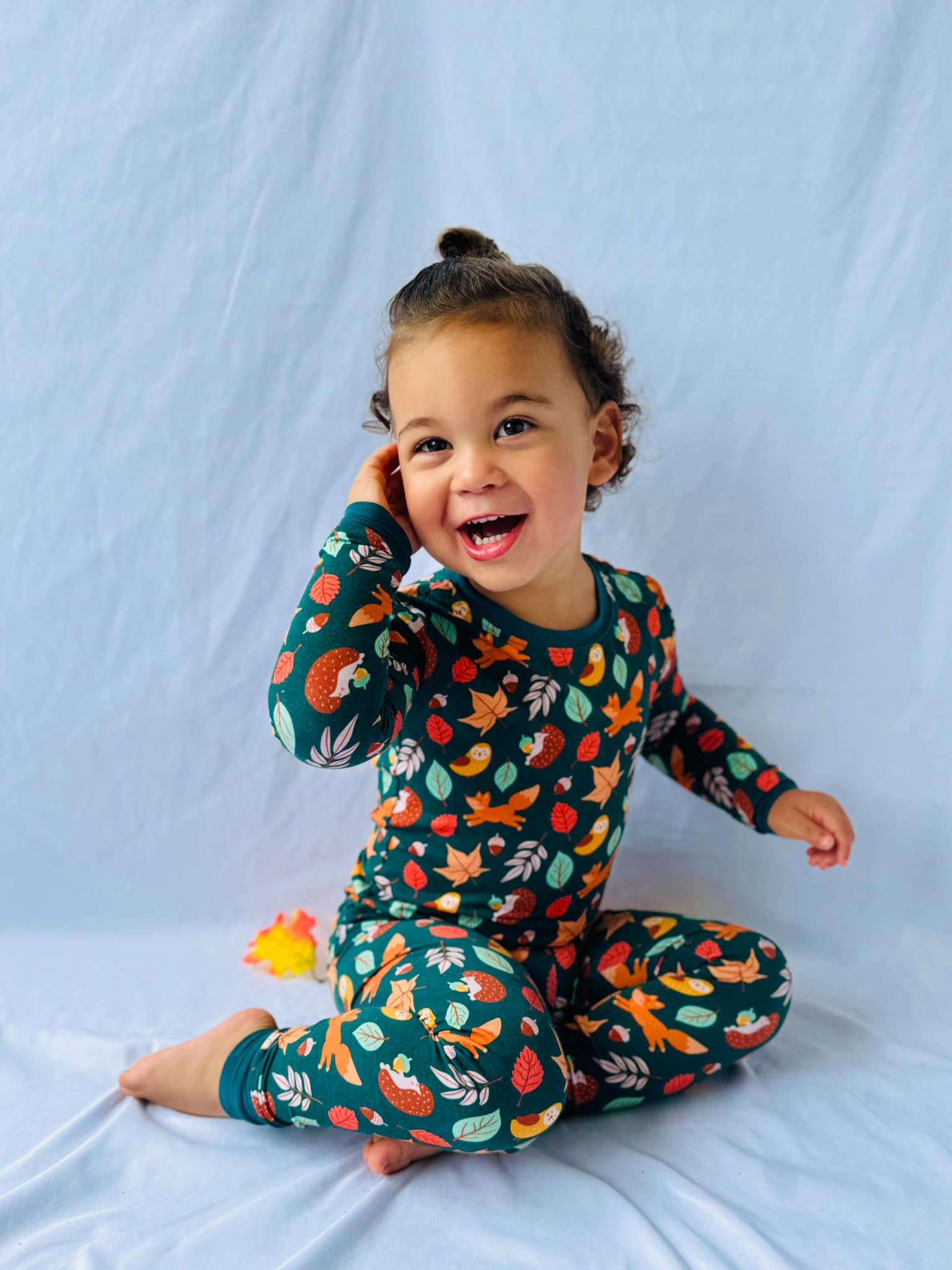 Woodland Wonders Two- Piece Bamboo Pajamas