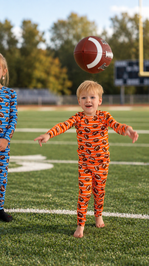 Orange Football Two-Piece