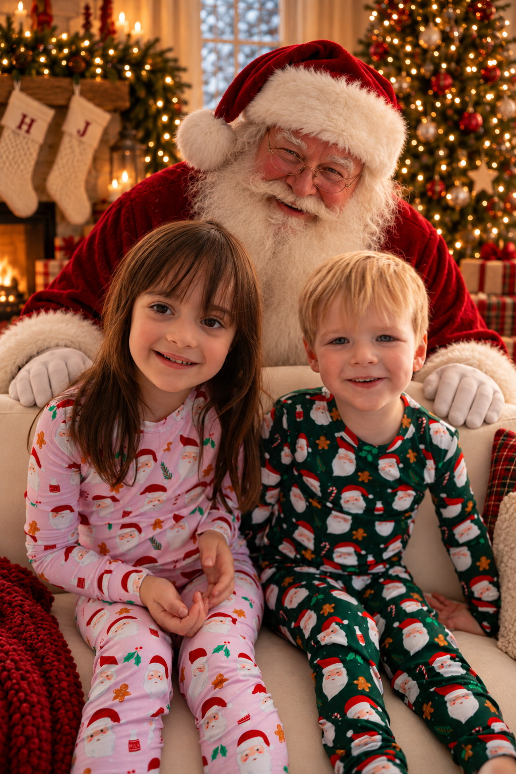 Pink Christmas Two- Piece