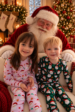 Pink Christmas Two- Piece