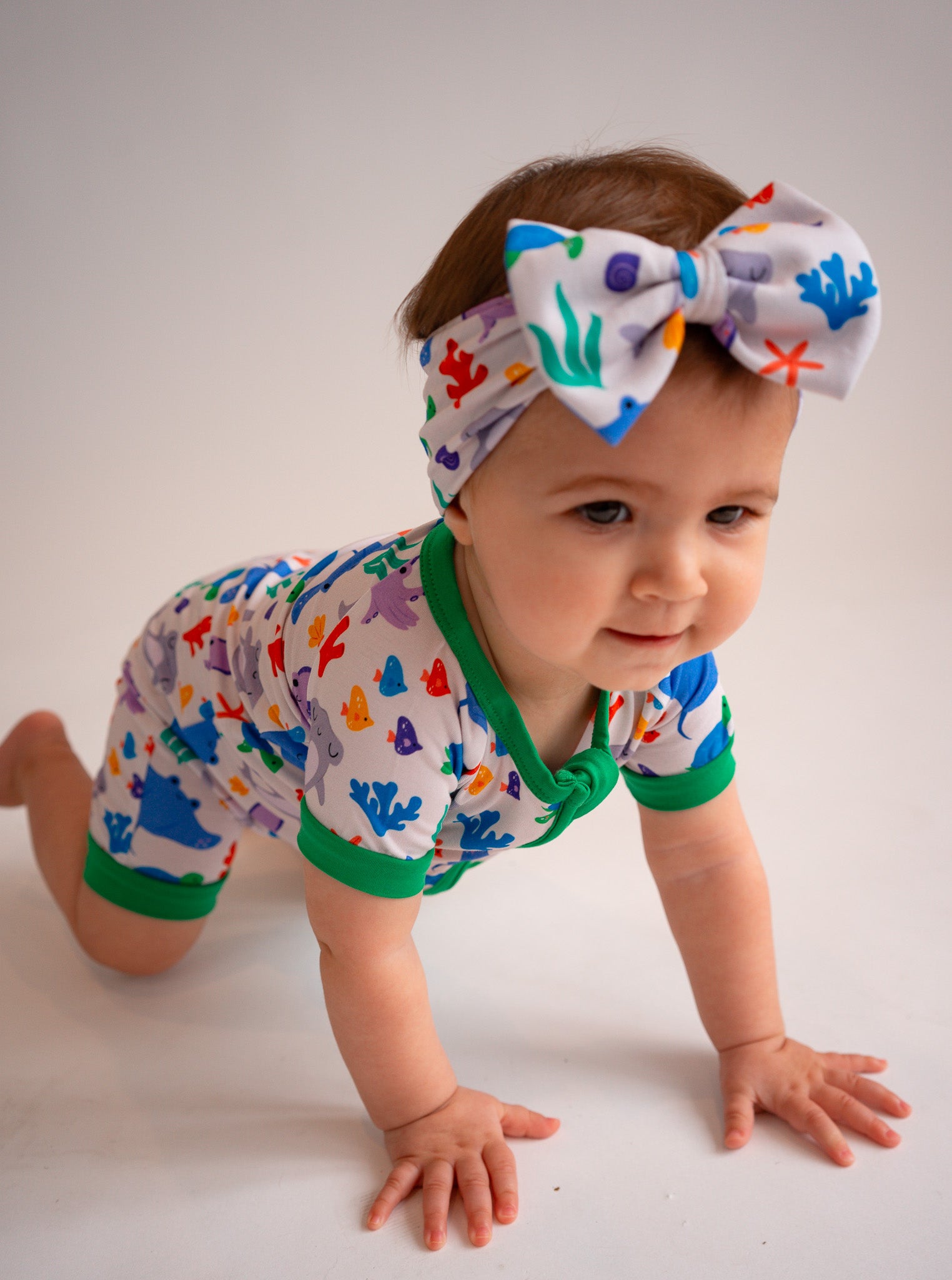 Ocean Animal "SEAS the day" Luxe Bow