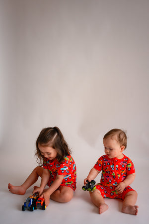 Monster Jammies Short Two-Piece Short Sleeve/Shorts