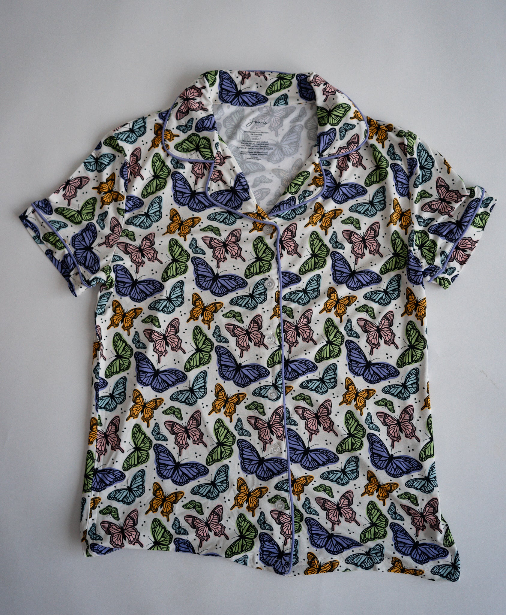 Butterfly Women's Pajama Shirt
