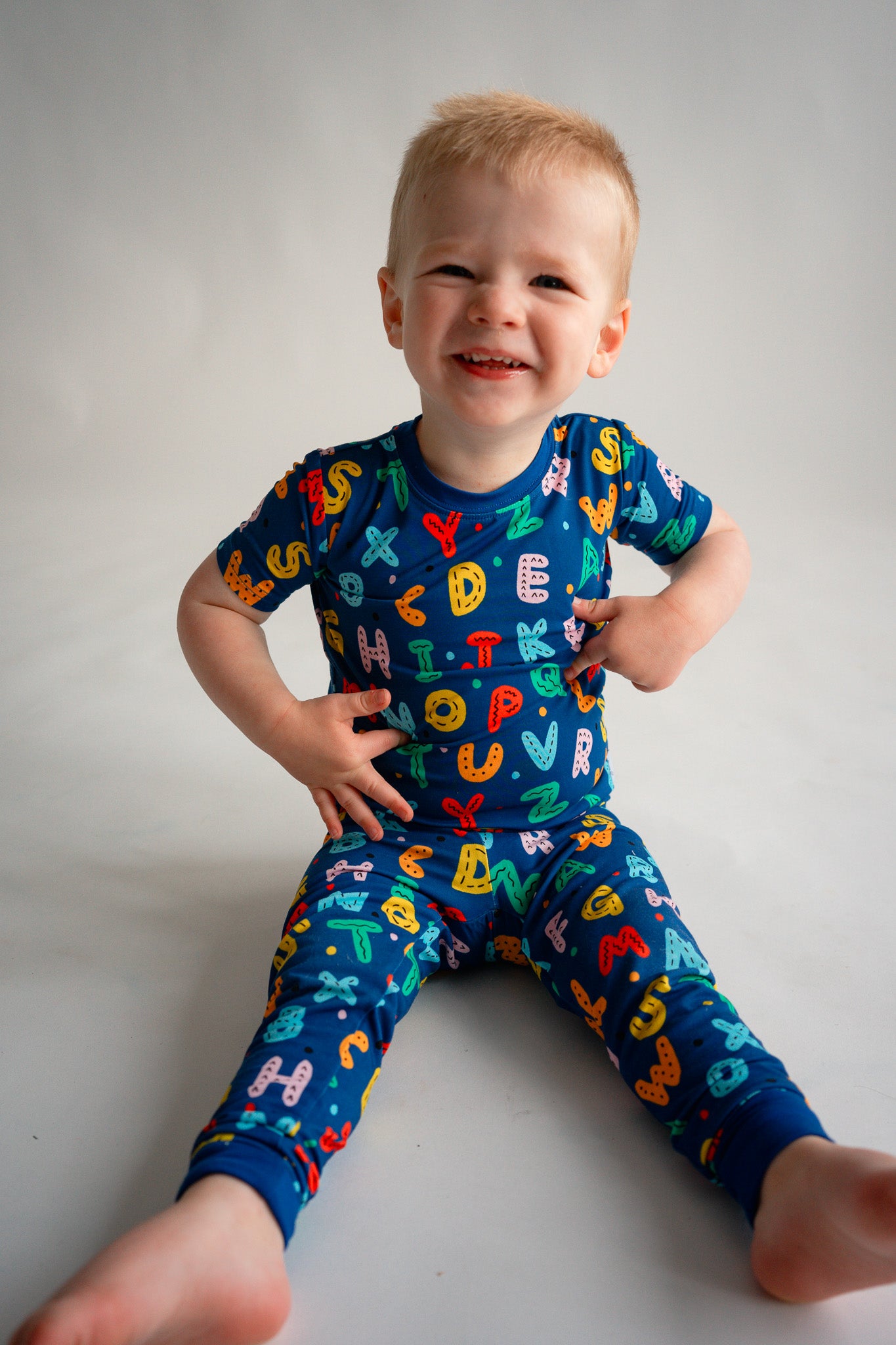 Alphabet "A to Zzz" Two Piece Pajamas