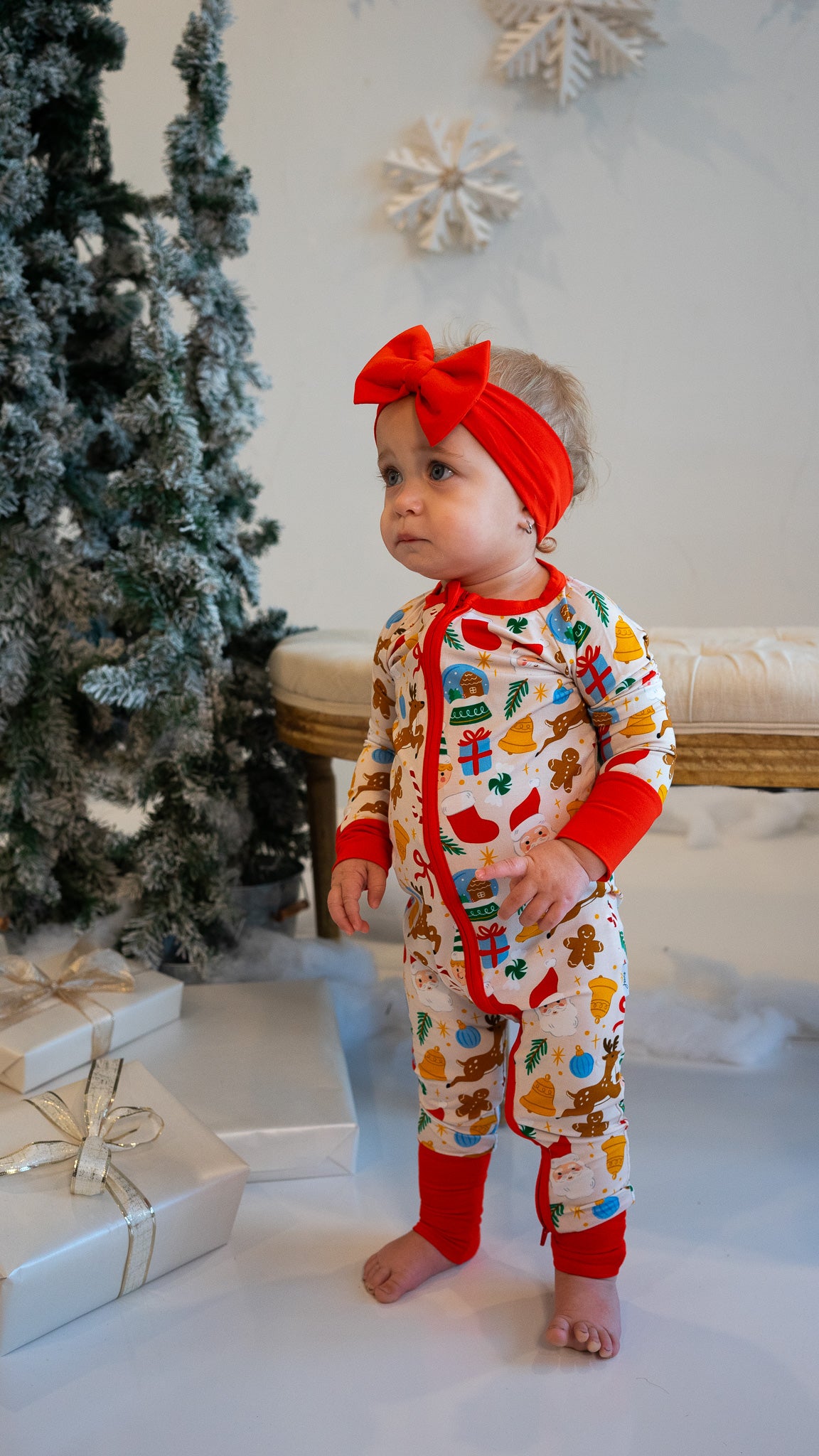 Christmas Red Luxe Bow