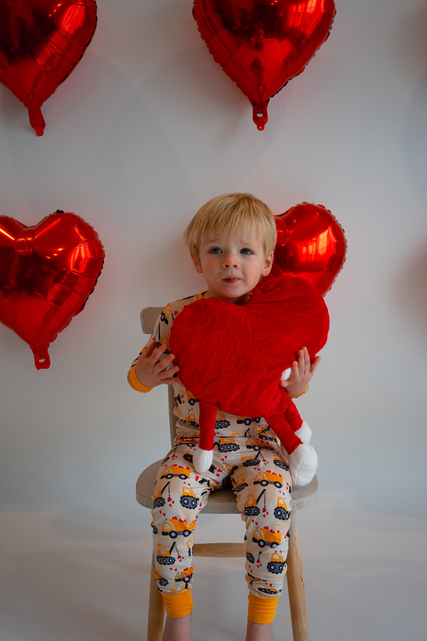 Valentine's Day Construction Two-Piece "Love at first site"