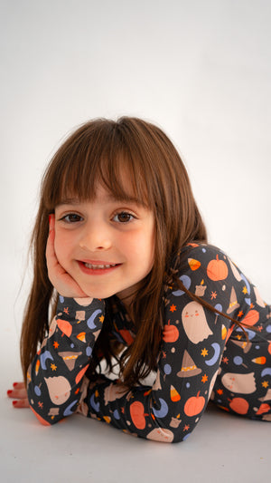 Halloween Long Sleeve Twirl Dress