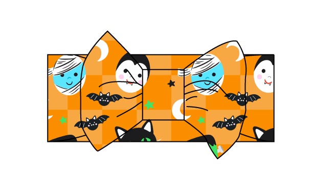 Spooky Halloween Luxe Bow