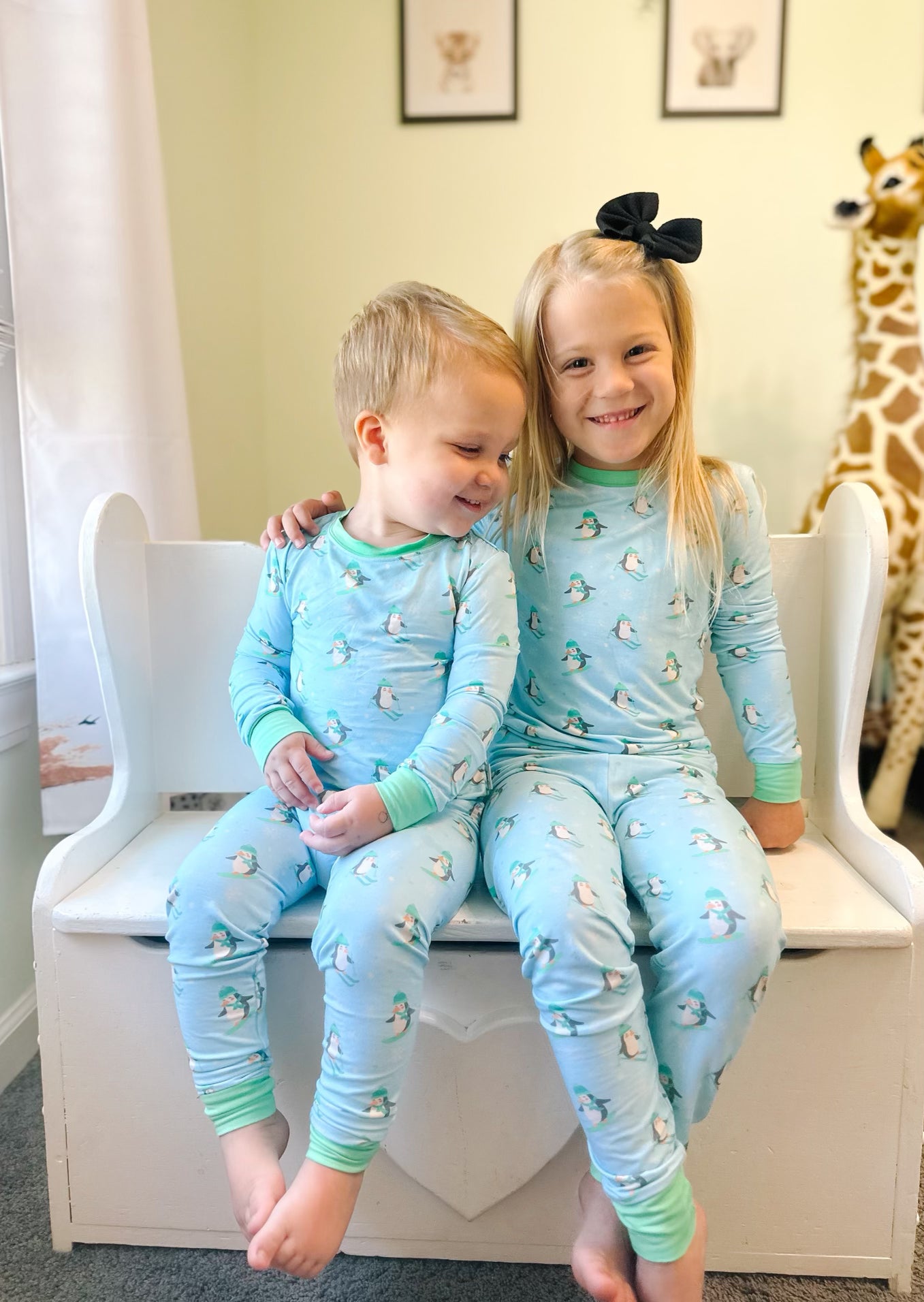 Penguin Bamboo Two-Piece Pajama