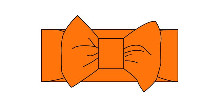 Easter Orange Luxe Bow