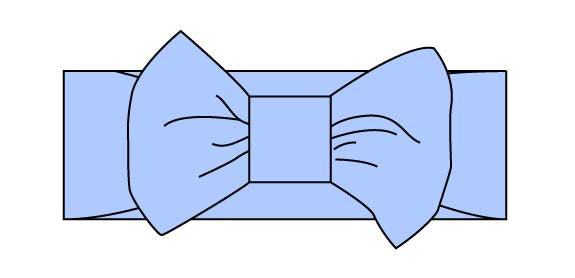 Summer Blue Luxe Bow