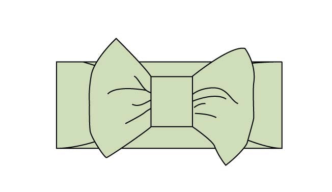 Ice Cream Green Luxe Bow