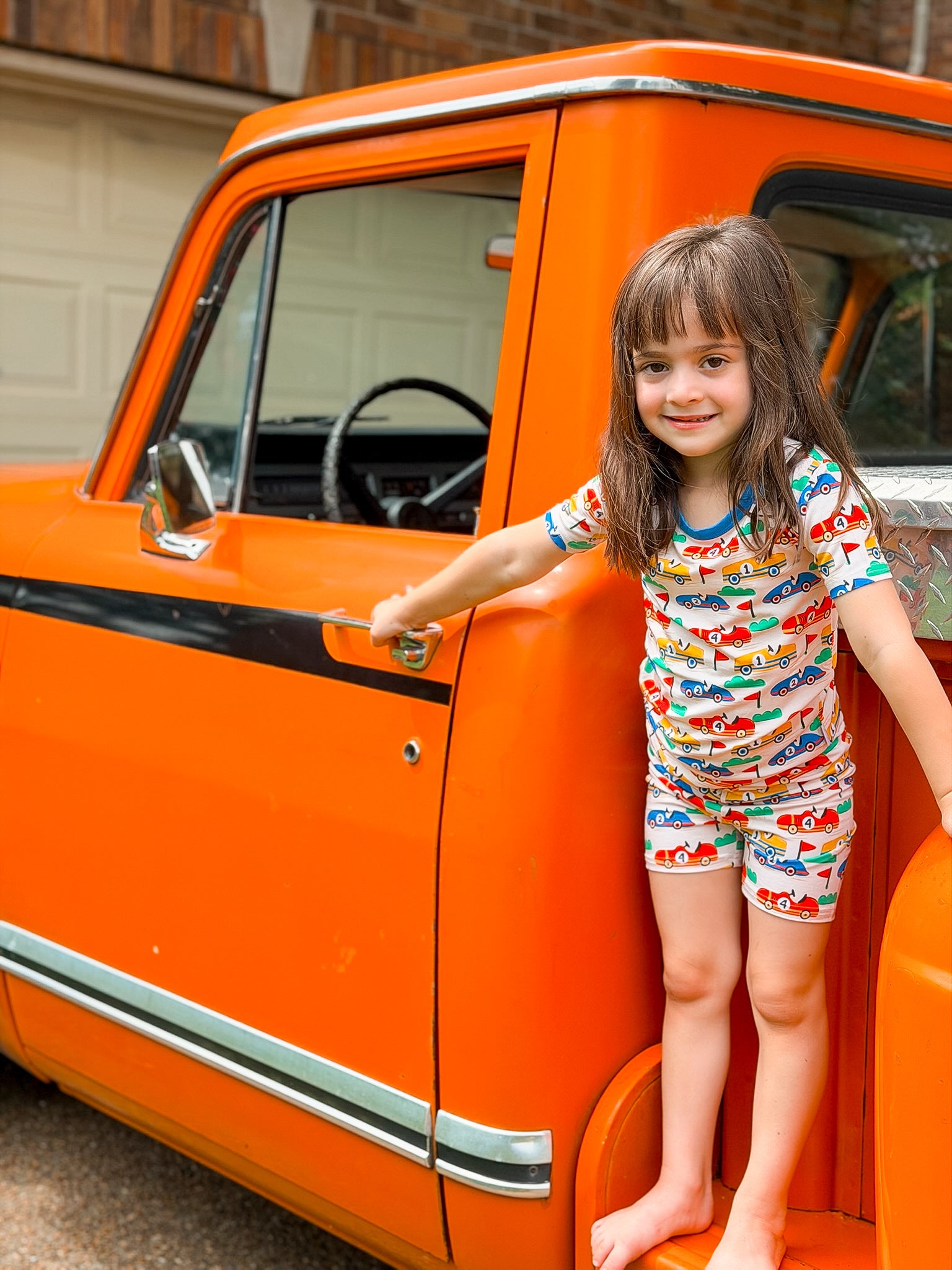 Vintage Cars Two Piece Pajamas - RTS