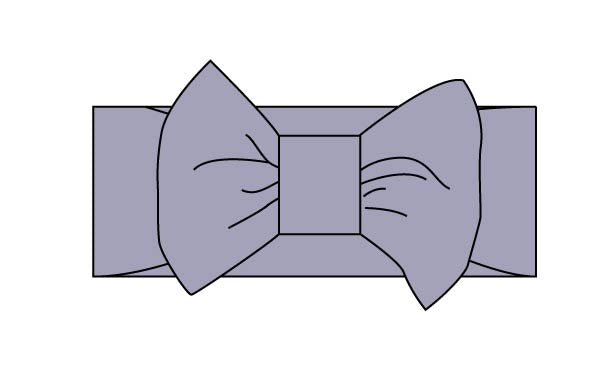 Butterfly Purple Luxe Bow