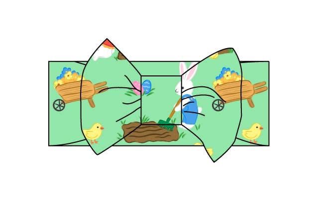 Easter (Cotton Tail Cutie)  Luxe Bow