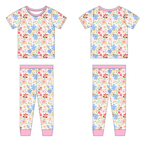 Strawberry Fields Floral Two-Piece