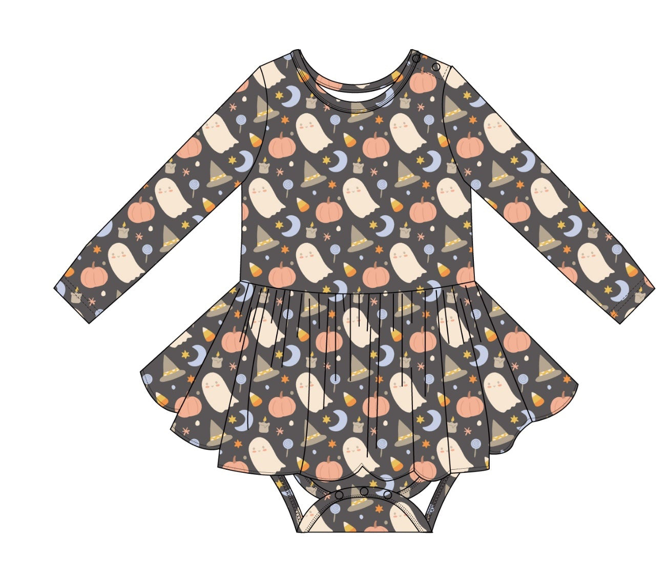 Halloween Bodysuit Dress (Pre-Order)