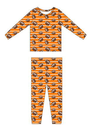 Orange Football Two-Piece
