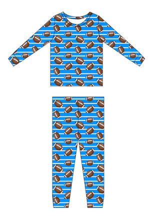 Blue Football Two-Piece
