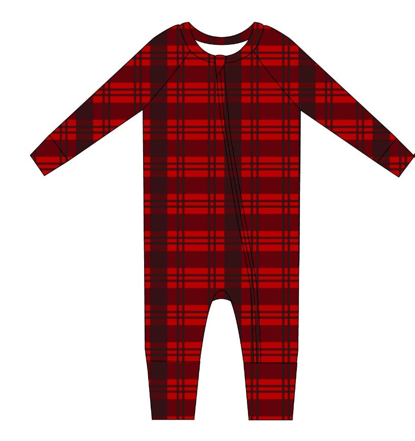 Christmas Plaid Zippy (Pre-Order)