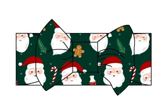 Green Christmas Luxe Bow (Pre-Order)