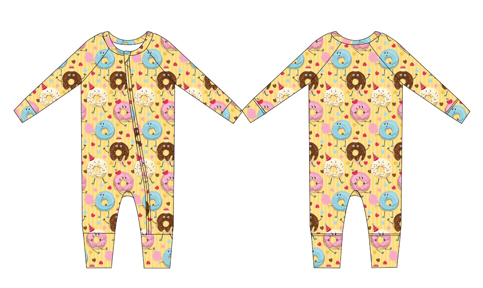 Yellow Birthday Donut Zippys (Pre-Order arrives November)